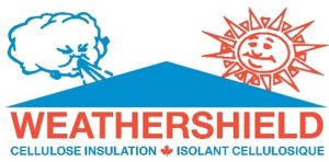 Weathershield cellulose insulation company logo